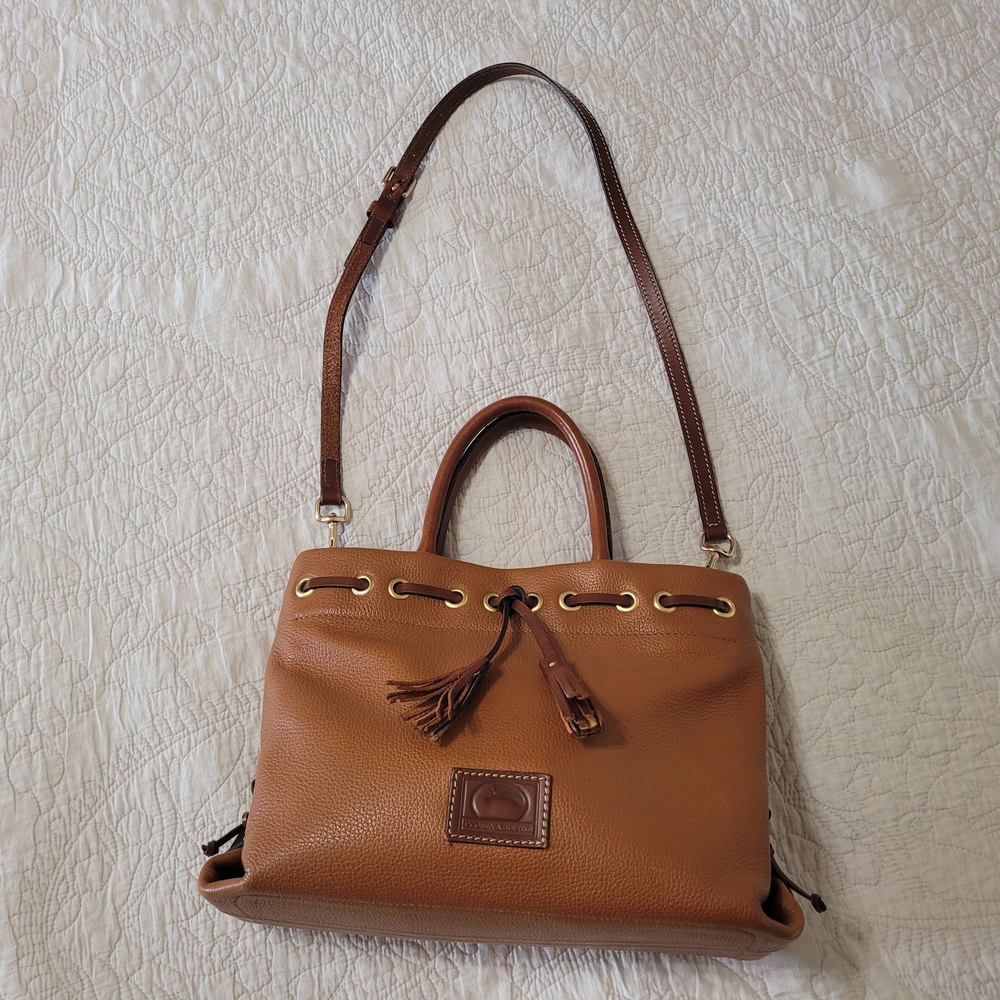 Dooney & Bourke Brown All Weather Leather Handbag